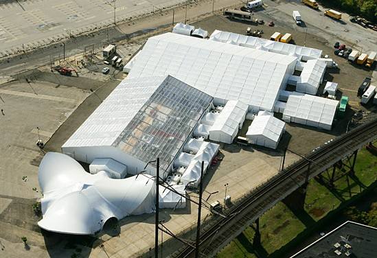 雨雪天篷房使用需要注意什么？