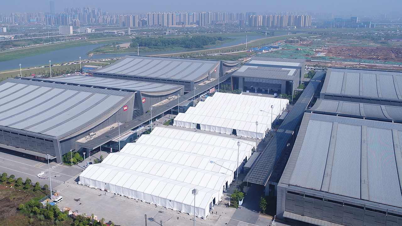 實(shí)力見證｜高山打造中國制藥機(jī)械博覽會6300㎡篷房展館封面