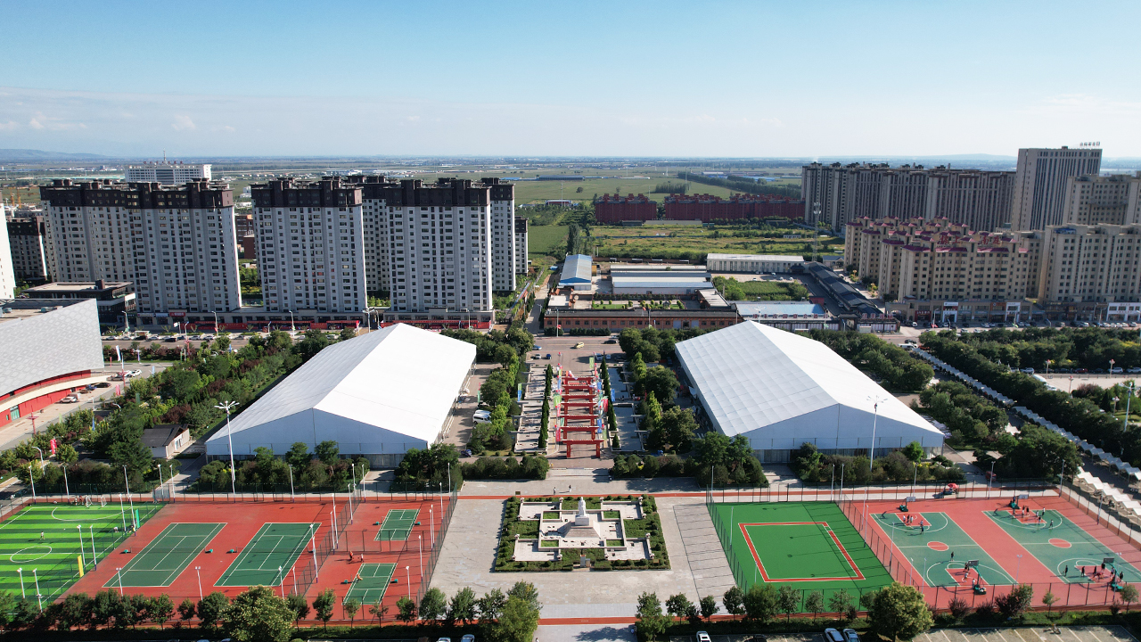 大跨度篷房，快速搭建大空間，輕松解決各類場地需求封面